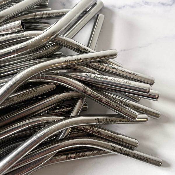 Why Custom Engraved Metal Straws Make the Perfect Low-Cost, Eco-Friendly Wedding Favour