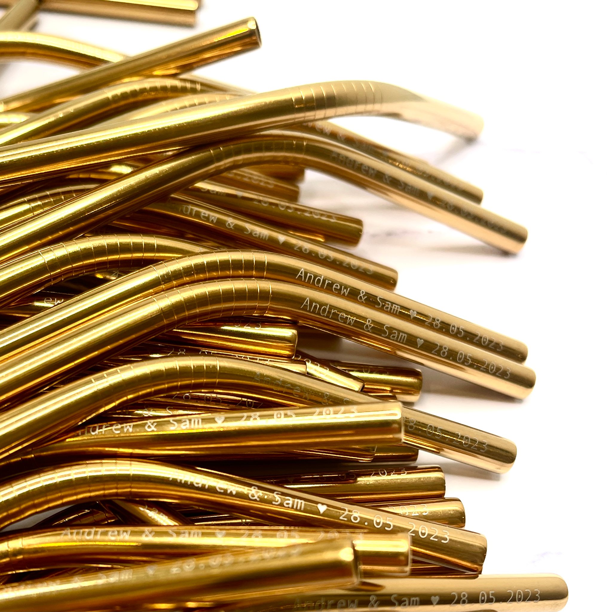Gold straws deals